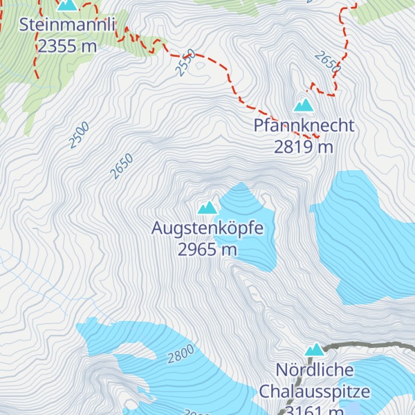 Map of Augstenköpfe