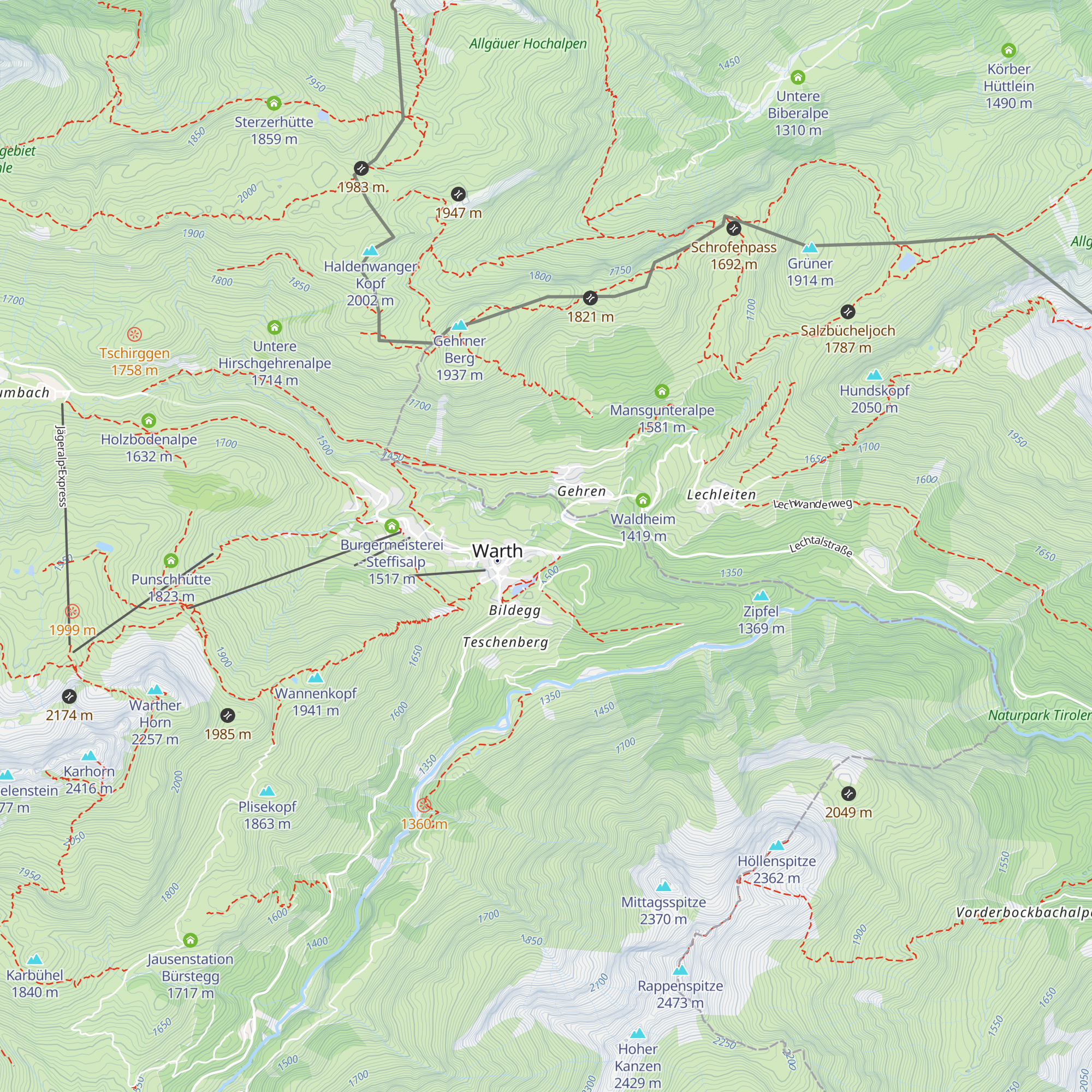 Biberteamhotel map