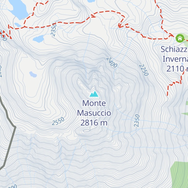 Map of Monte Masuccio