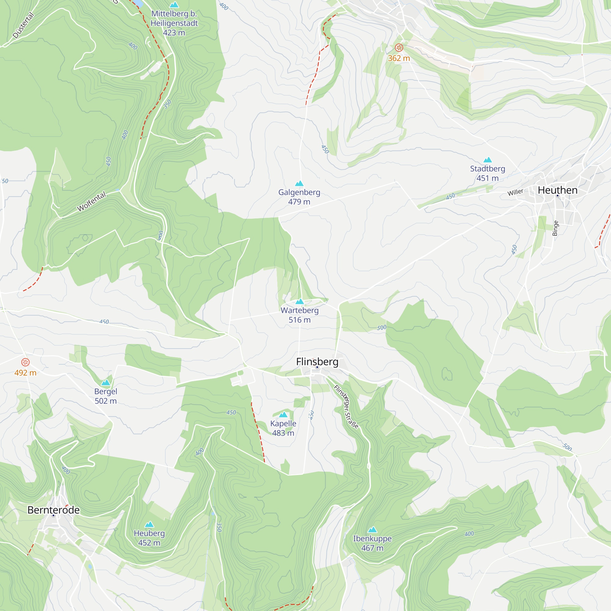 Flinsberger Hütte map