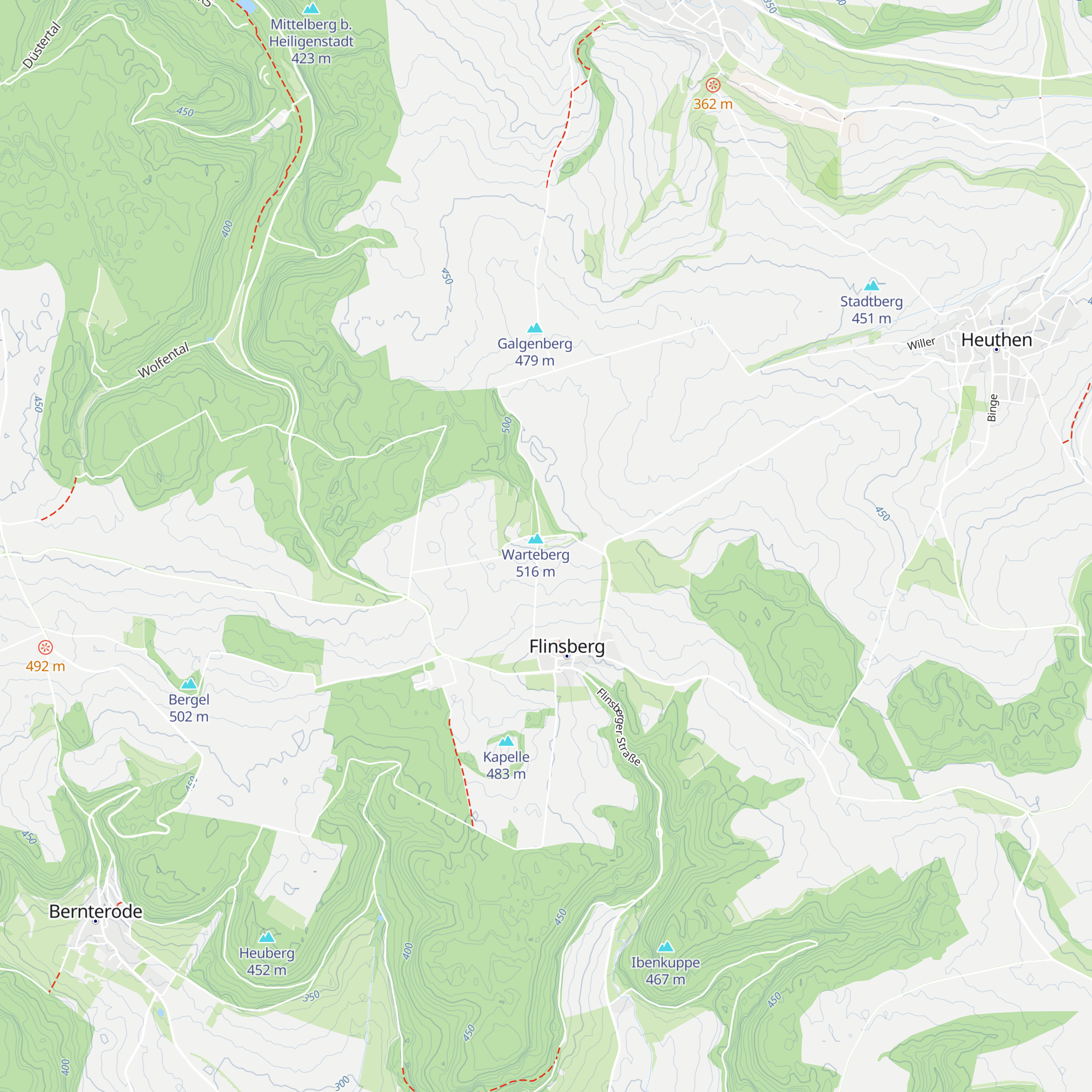 Flinsberger Hütte map