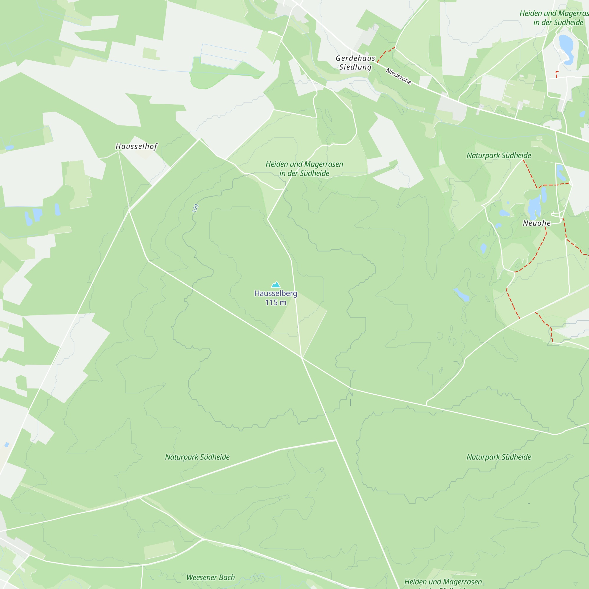 Schutzhütte am Gaußstein Hausselberg map