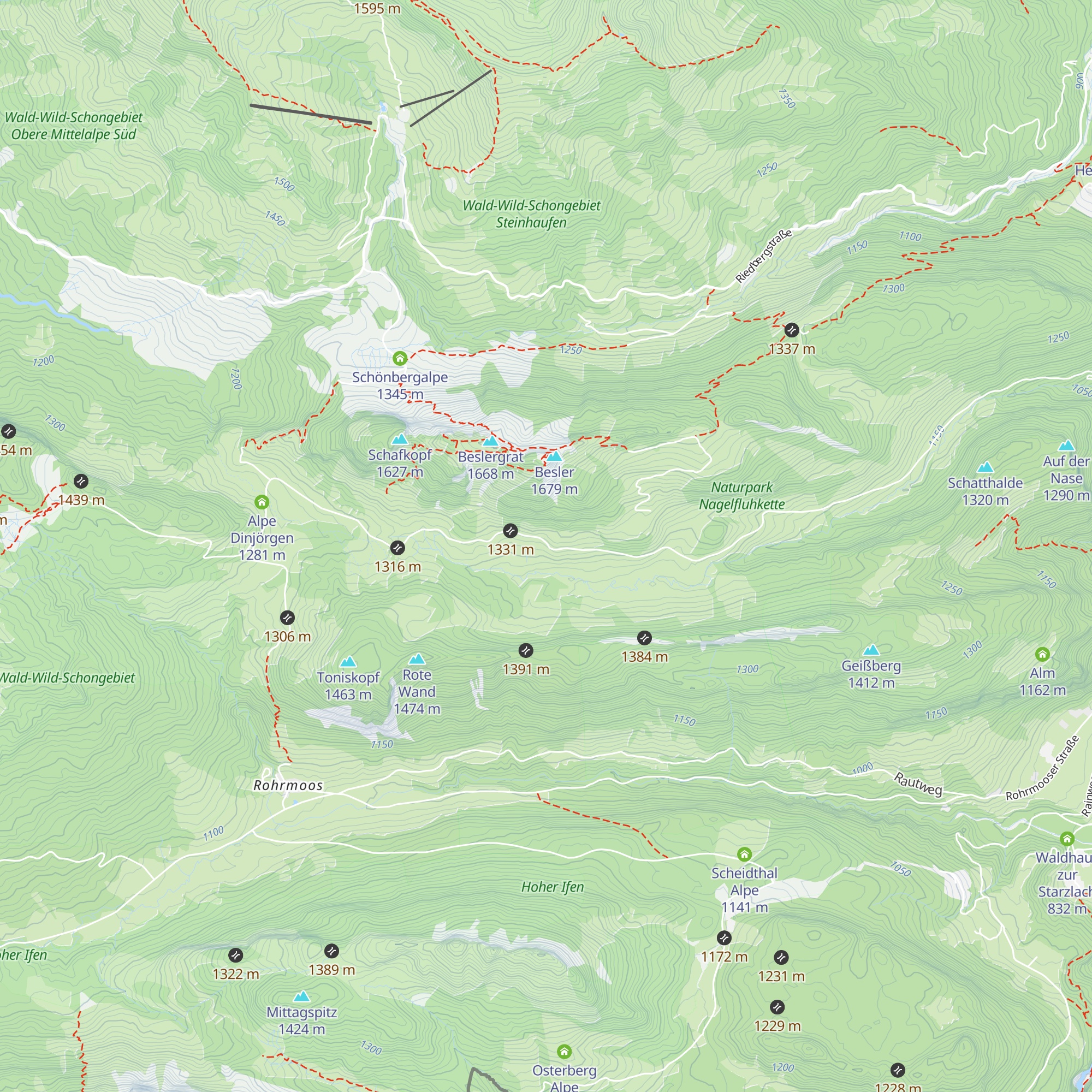 Kelleralpe map