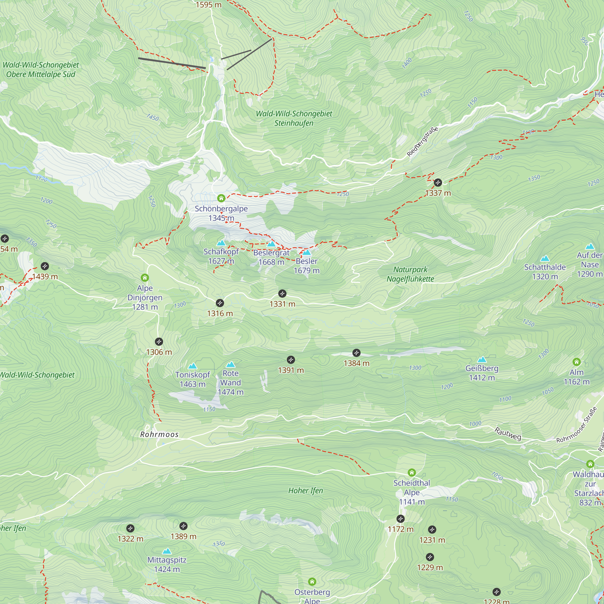 Kelleralpe map