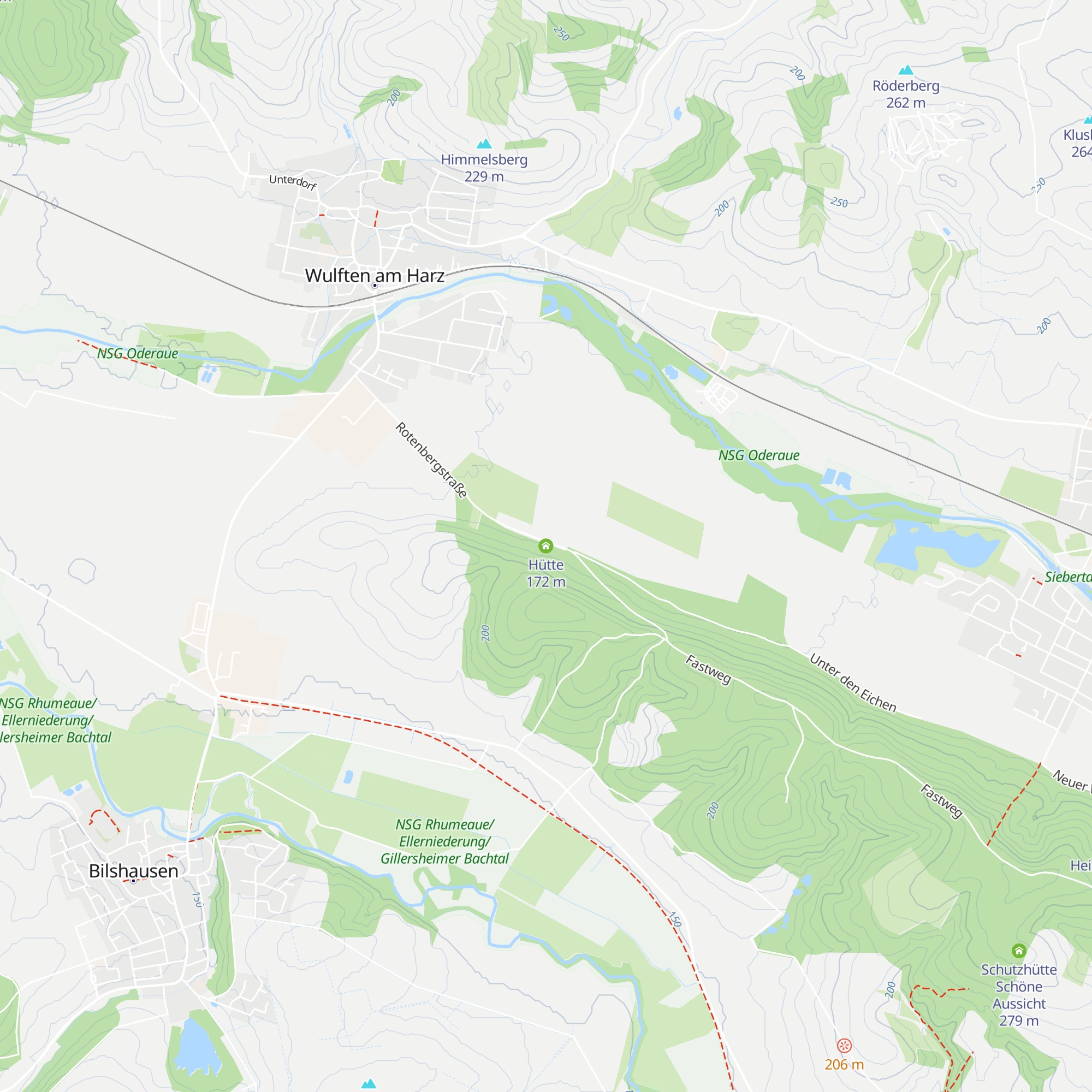 Hütte map