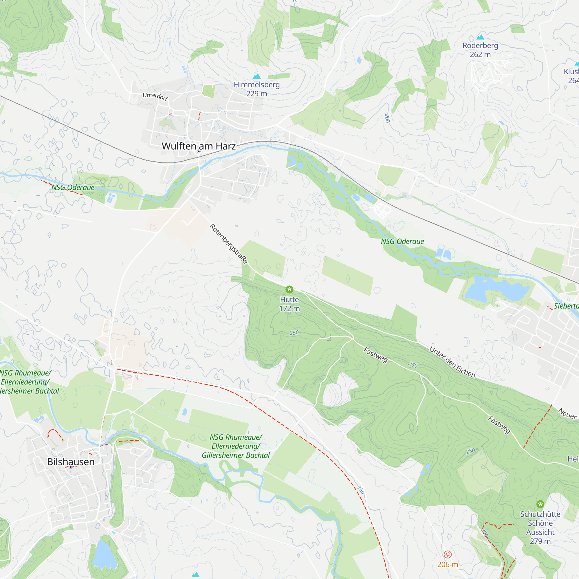 Hütte map