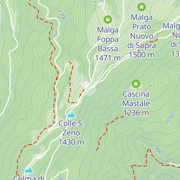 Map of Rifugio Colle di San Zeno