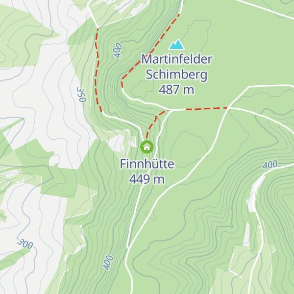 Map of Finnhütte