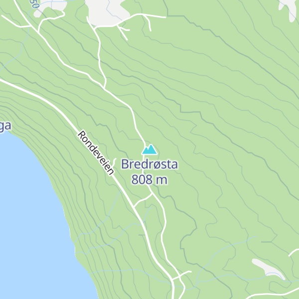 Map of Bredrøsta