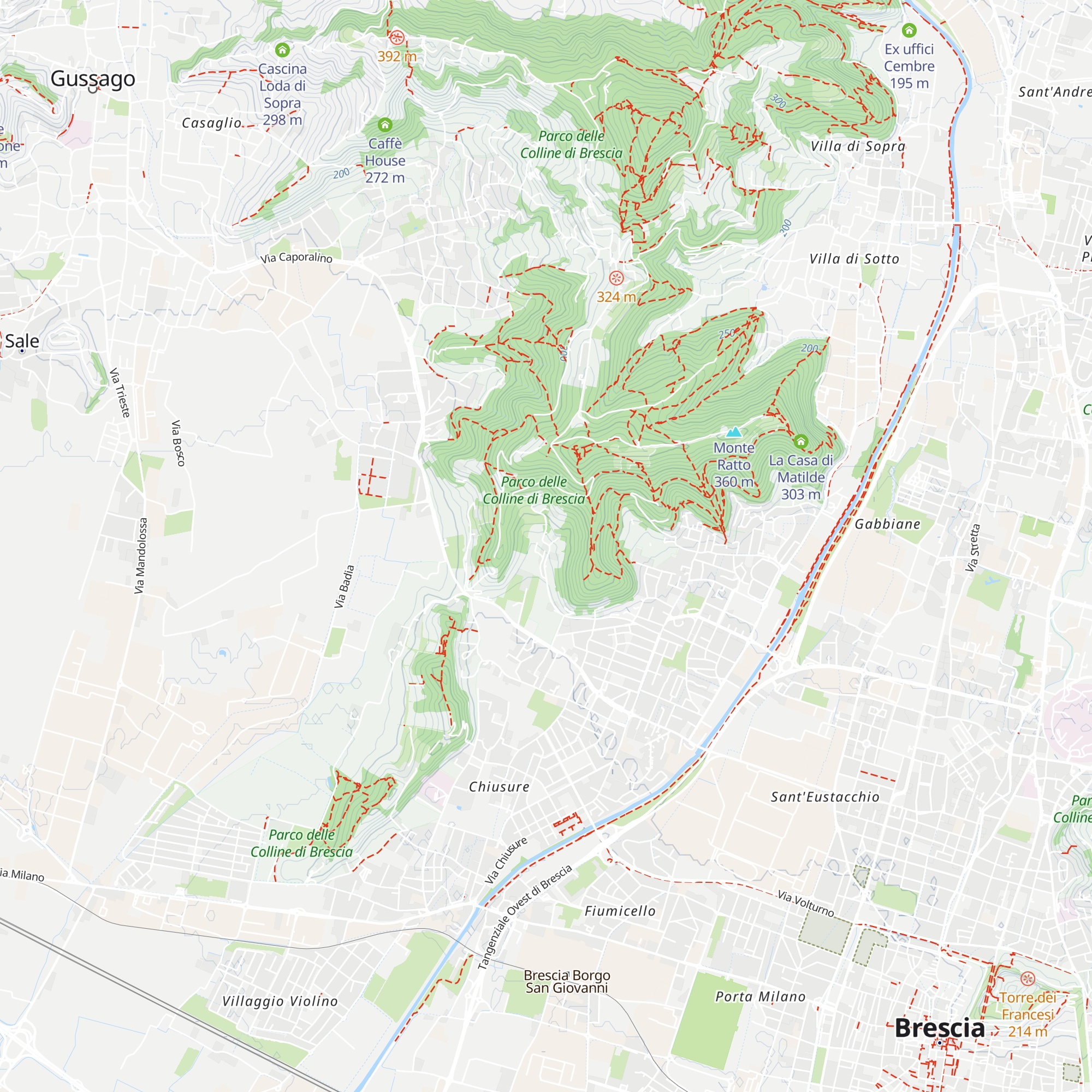 Osteria Vallebresciana map