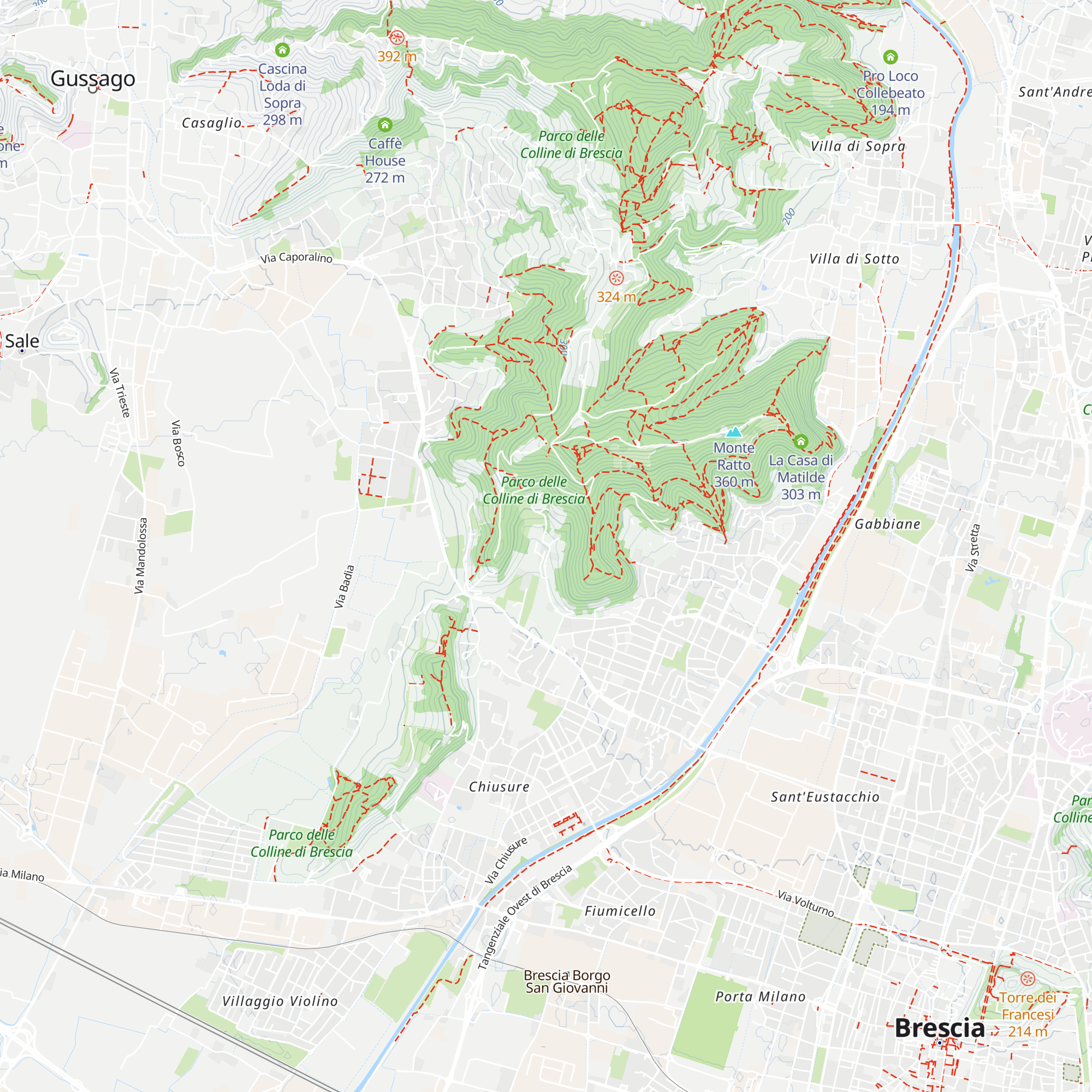 Osteria Vallebresciana map