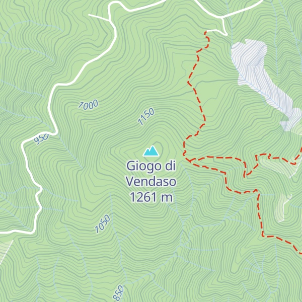 Map of Giogo di Vendaso