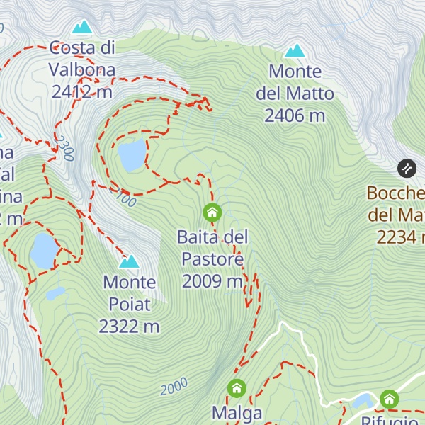 Map of Baita del Pastore