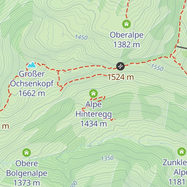 Map of Alpe Hinteregg