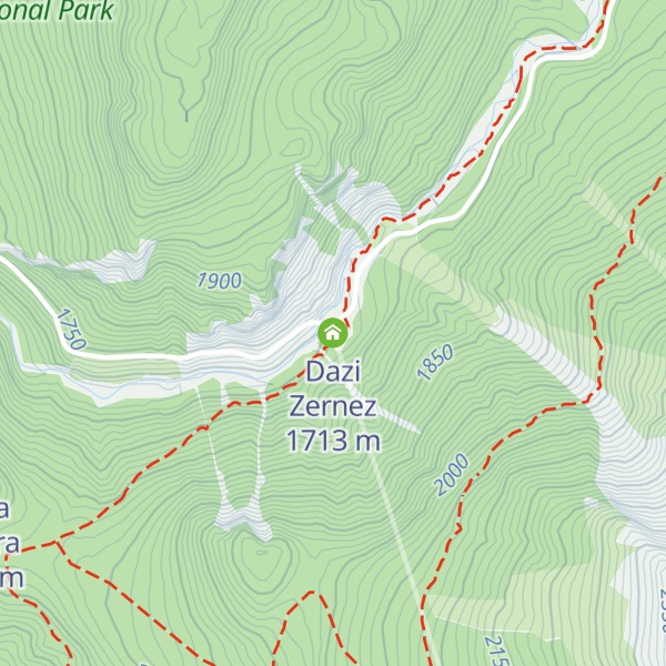 Map of Dazi Zernez