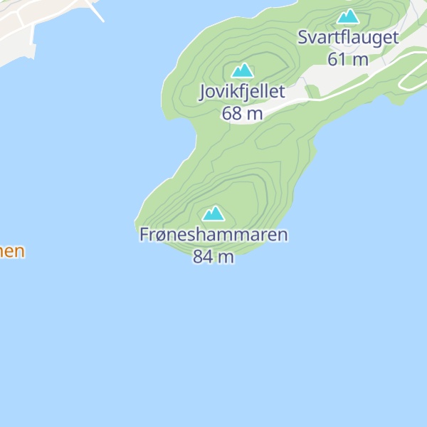 Map of Frøneshammaren