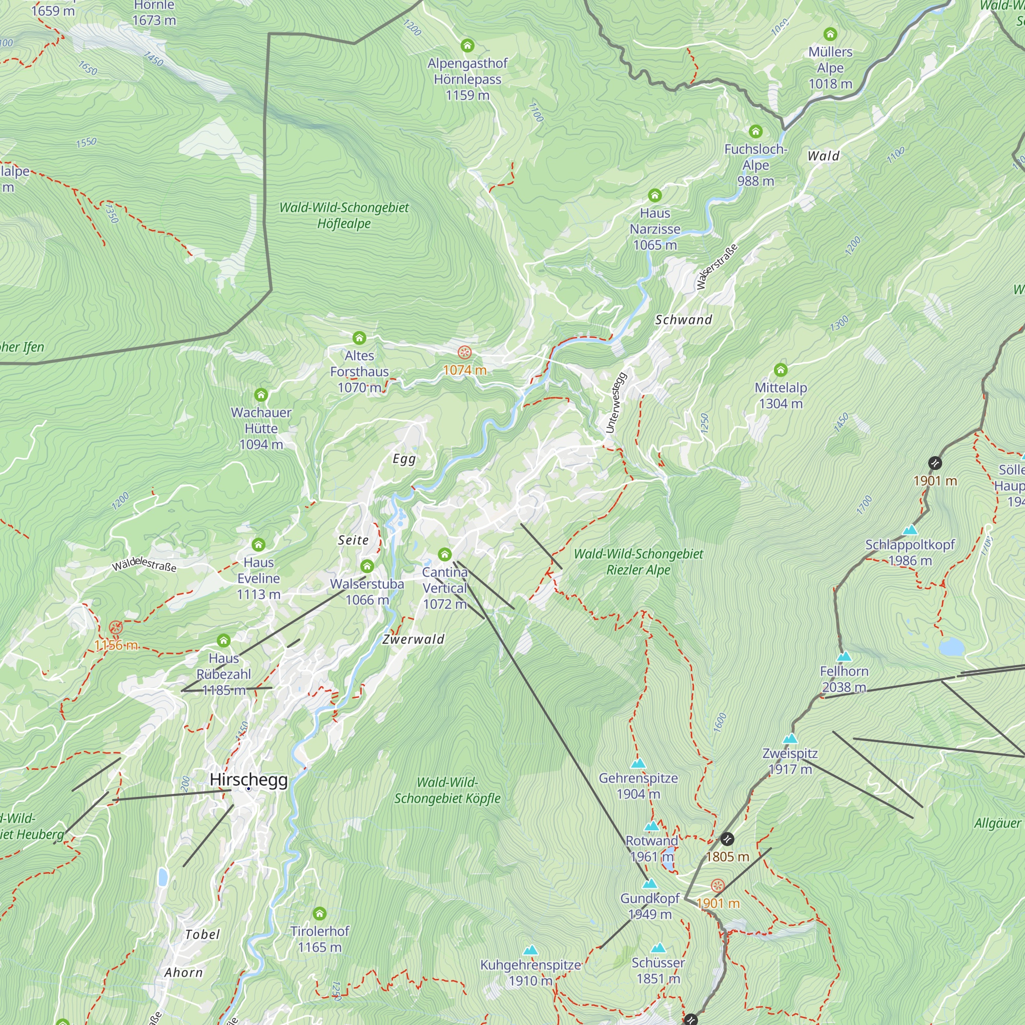 Cuisino Restaurant Kleinwalsertal map