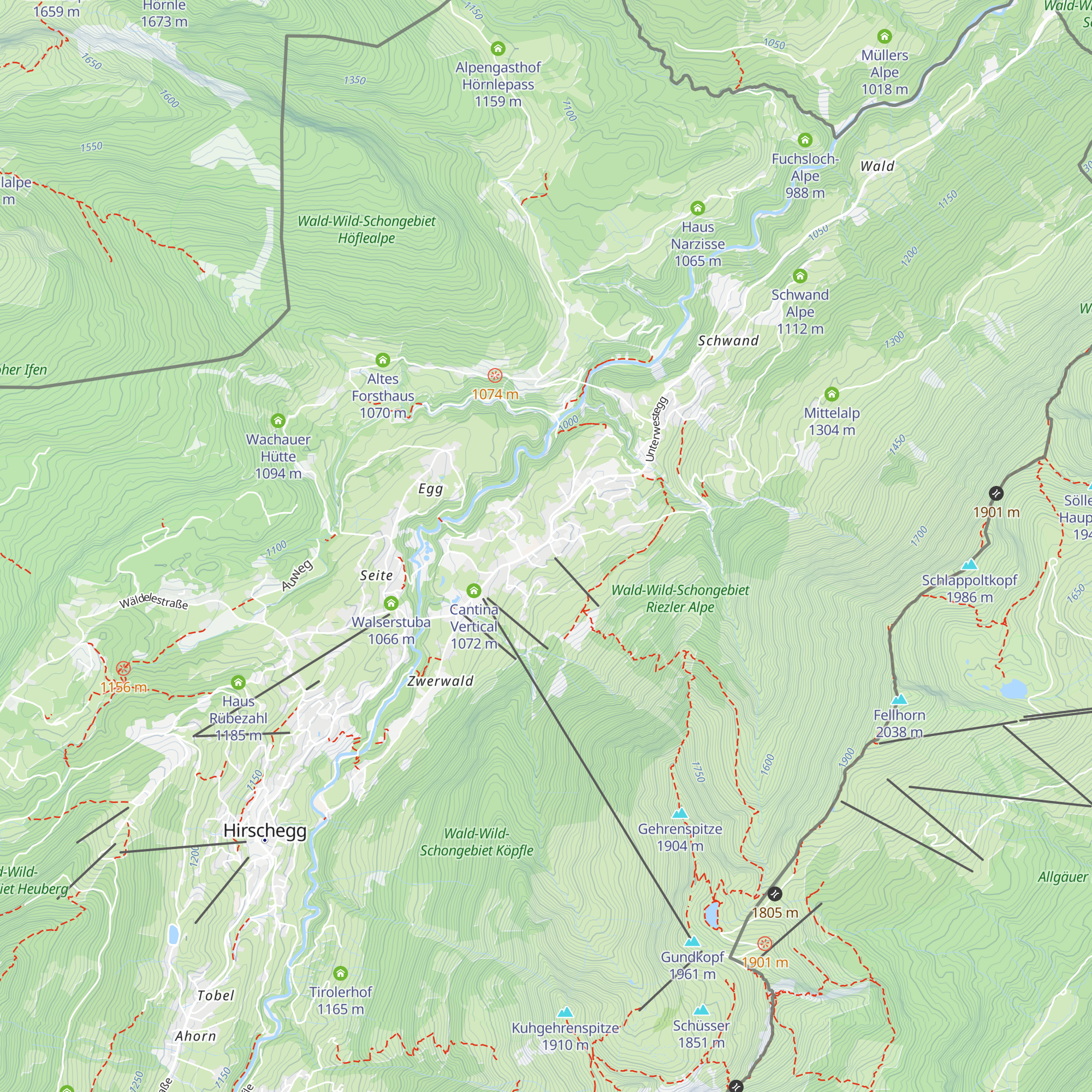 Cuisino Restaurant Kleinwalsertal map