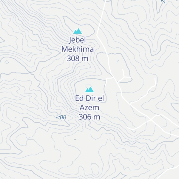 Map of Ed Dir el Azem