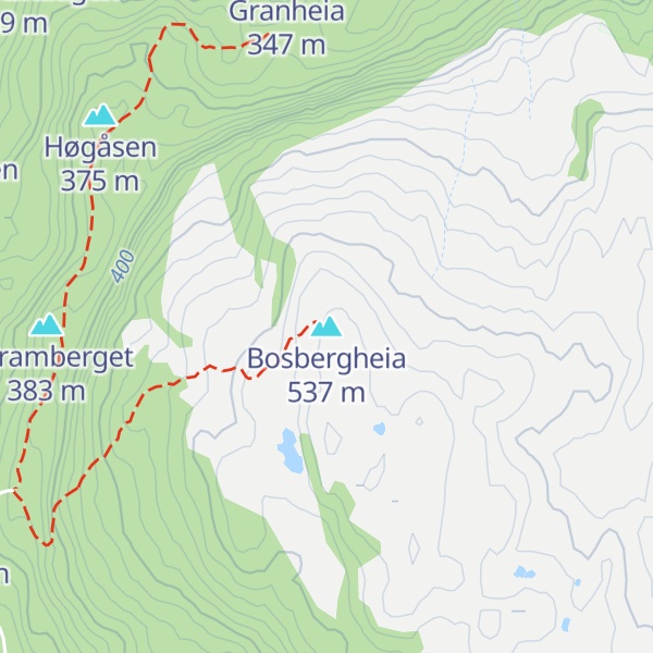 Map of Bosbergheia