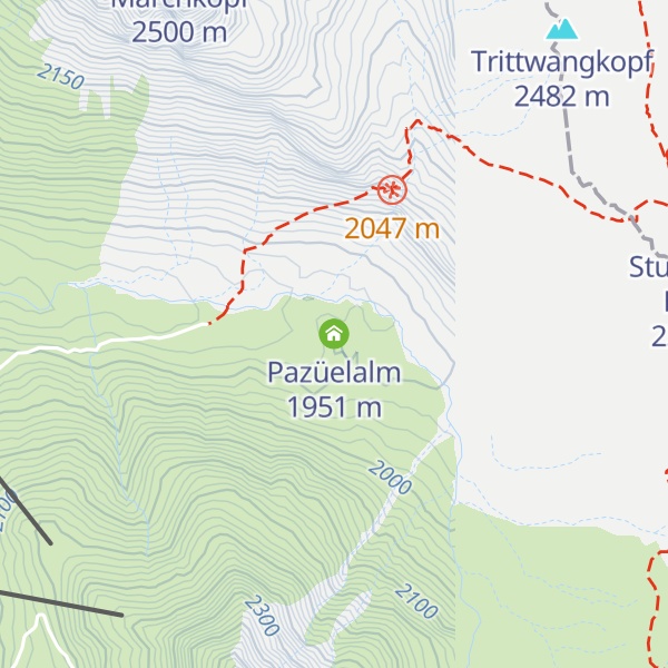 Map of Pazüelalm