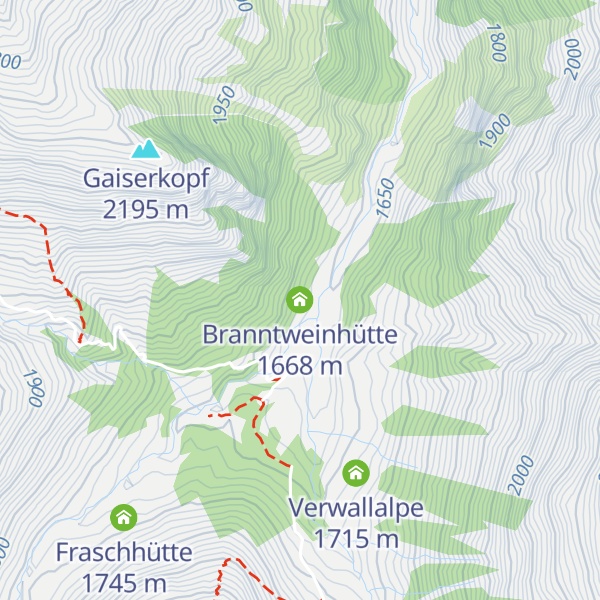 Map of Branntweinhütte