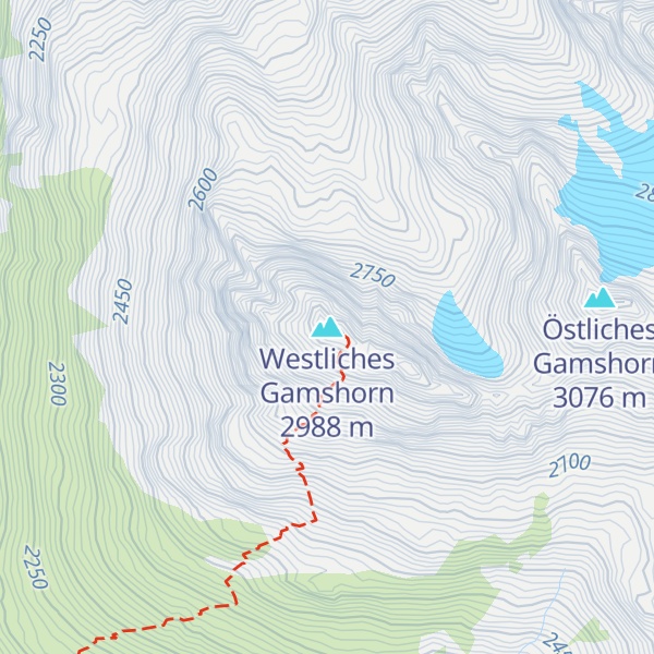 Map of Westliches Gamshorn