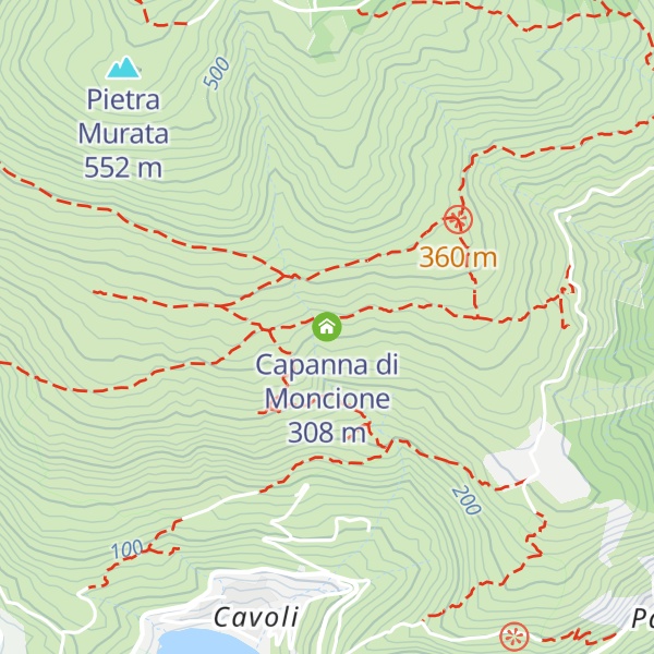 Map of Capanna di Moncione
