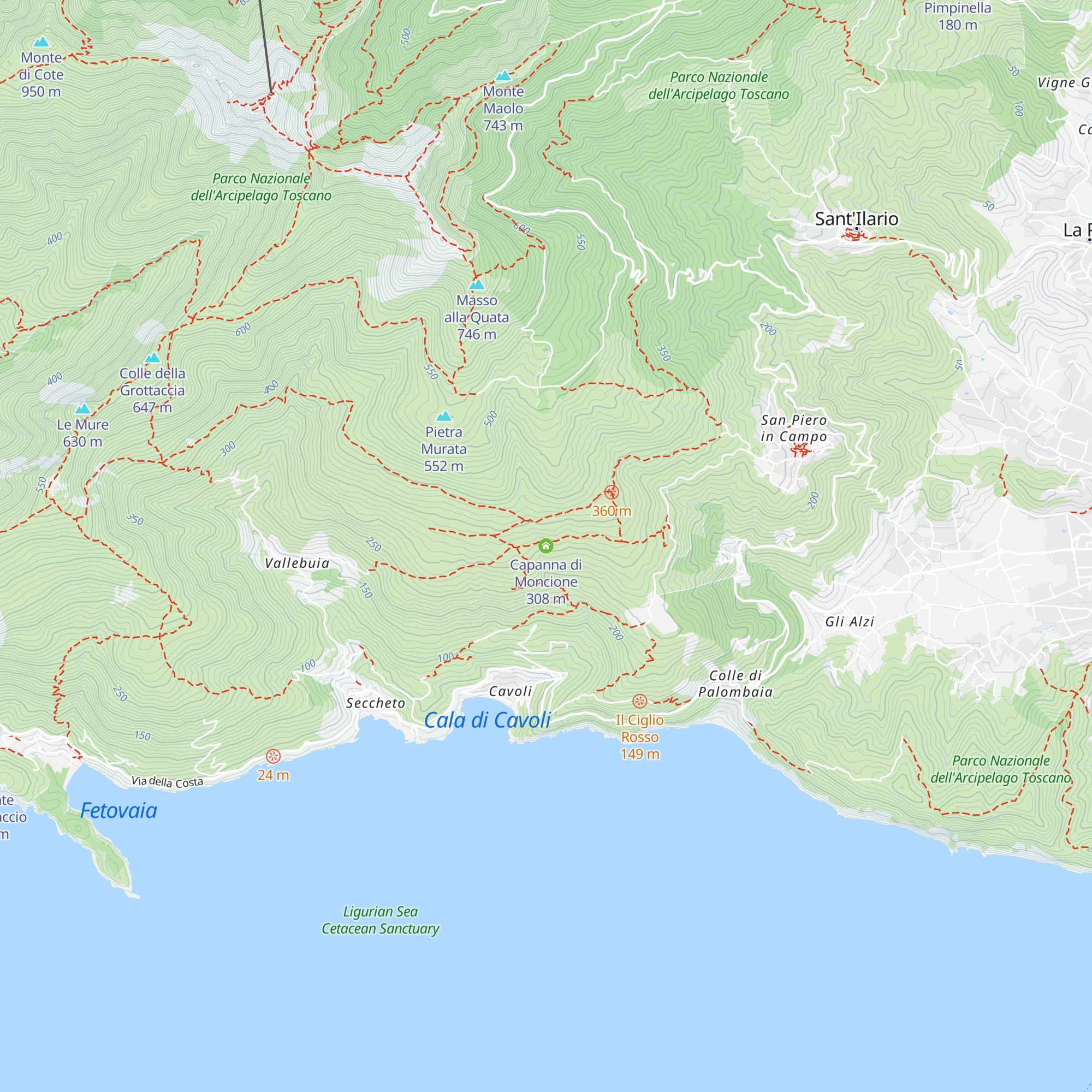 Capanna di Moncione map