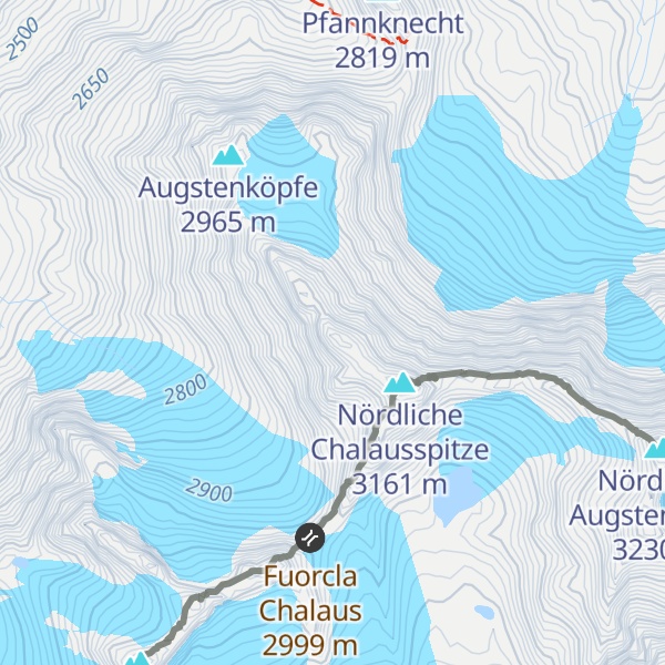 Map of Signalspitze