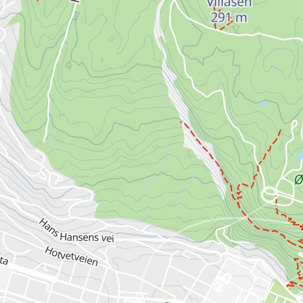 Map of Hamborgstrømpaviljongen