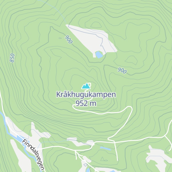 Map of Kråkhugukampen