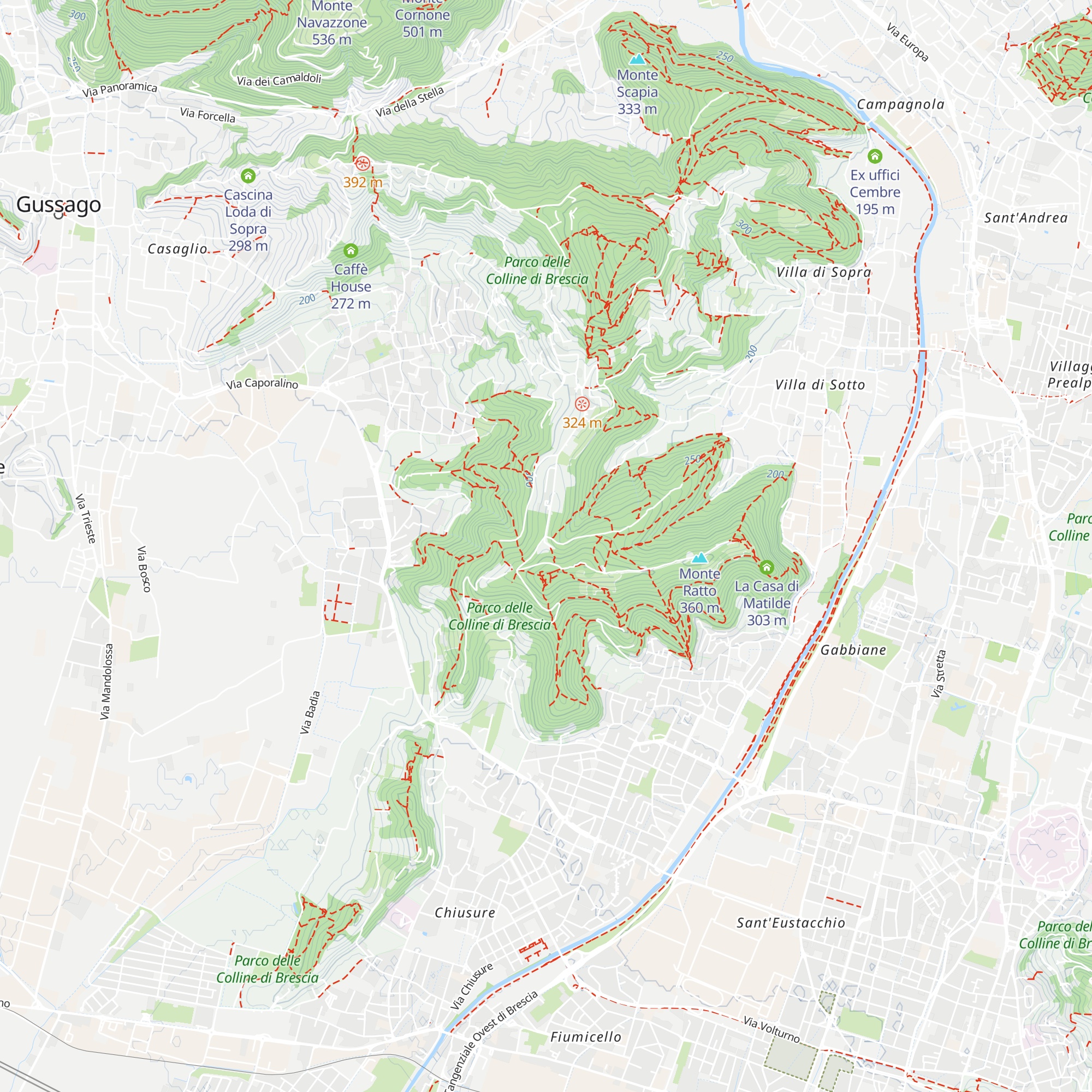 Cascina Merlo map
