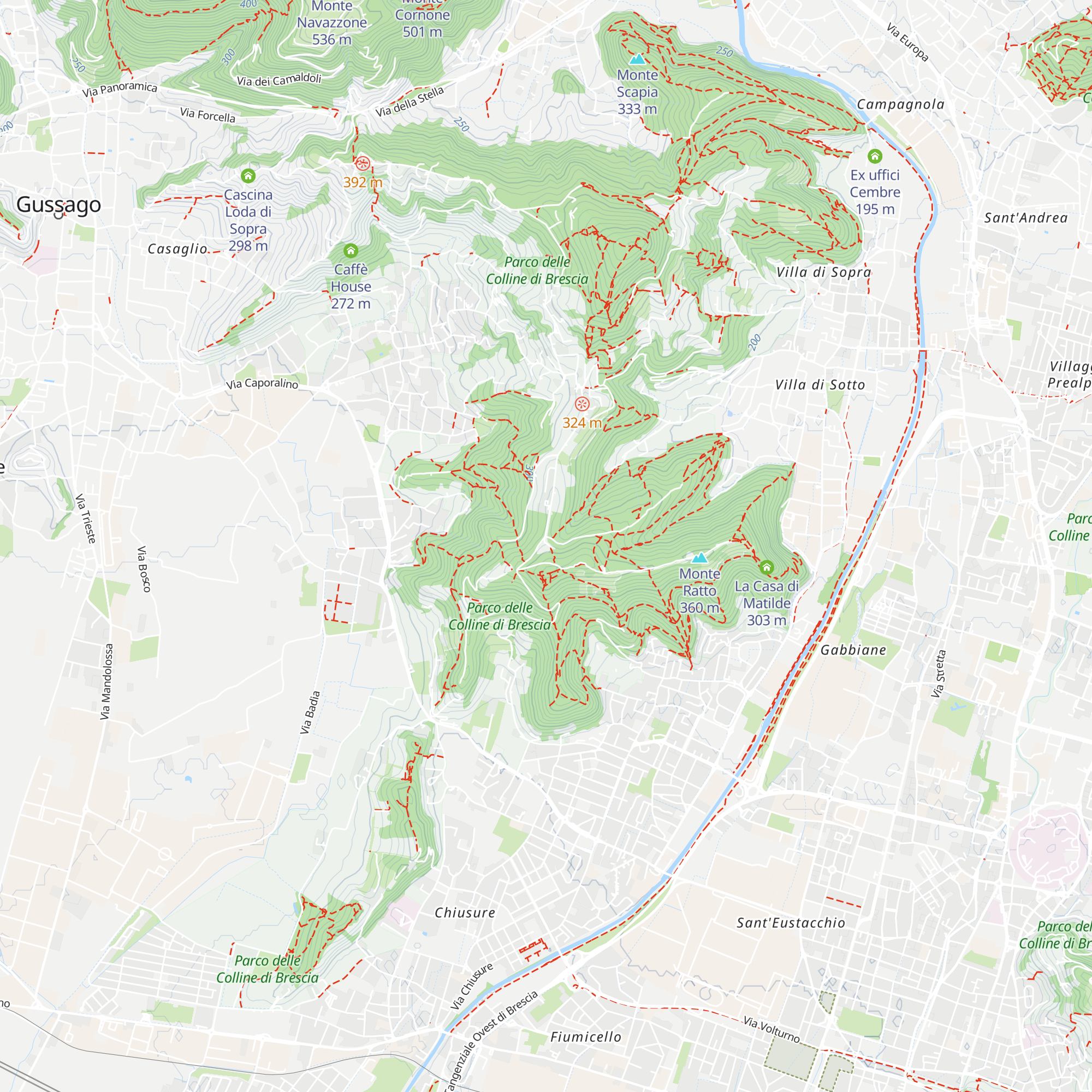 Cascina Merlo map