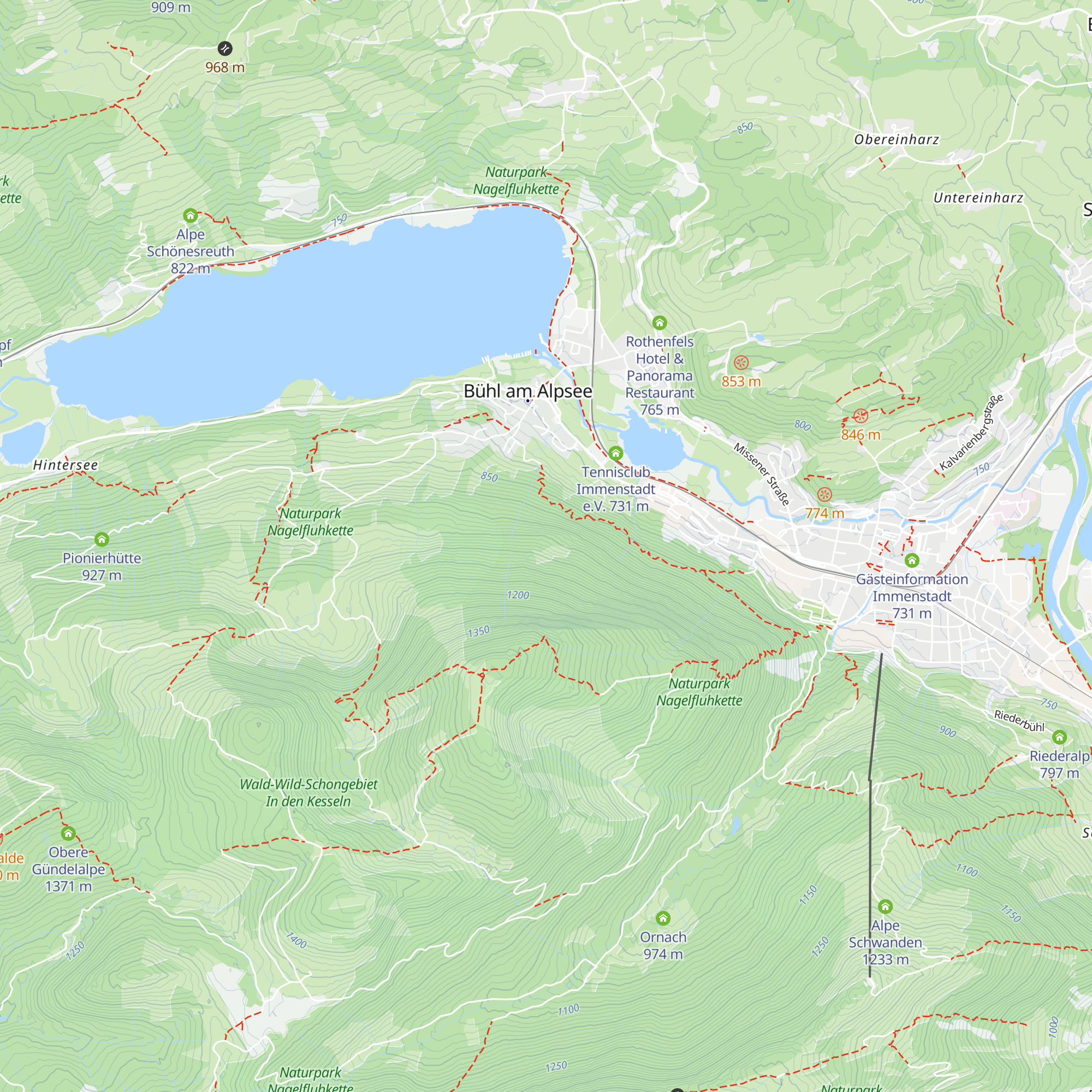 Spieshütte map