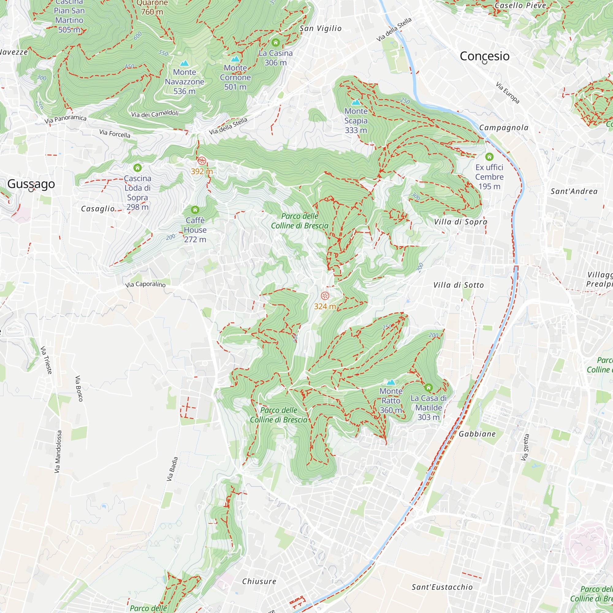 Casa Rossa map