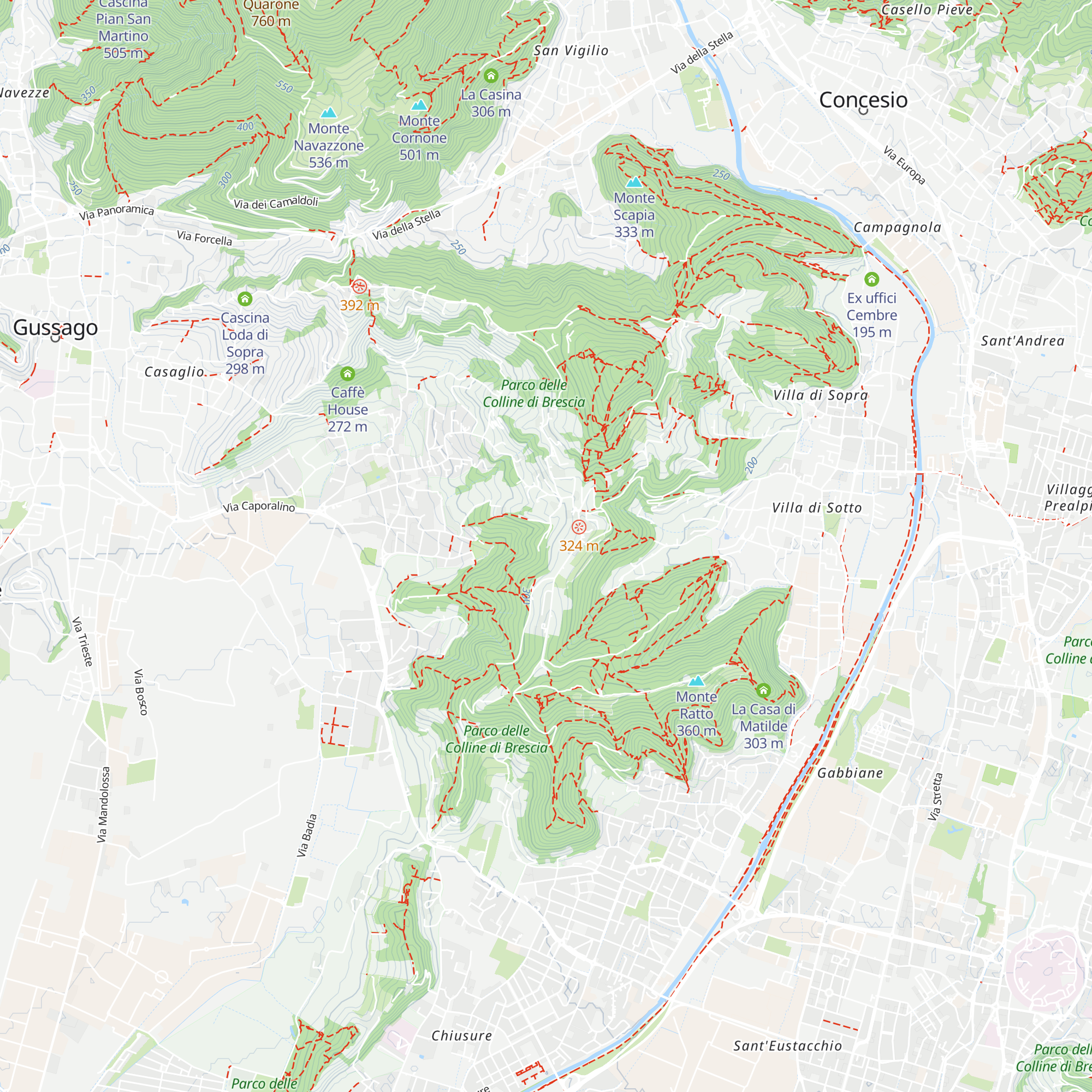 Casa Rossa map
