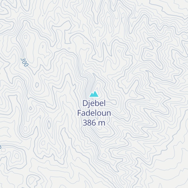 Map of Djebel Fadeloun