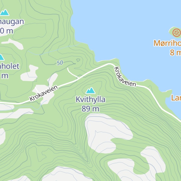 Map of Kvithylla