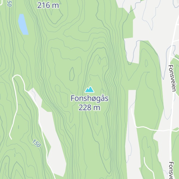 Map of Fonshøgås