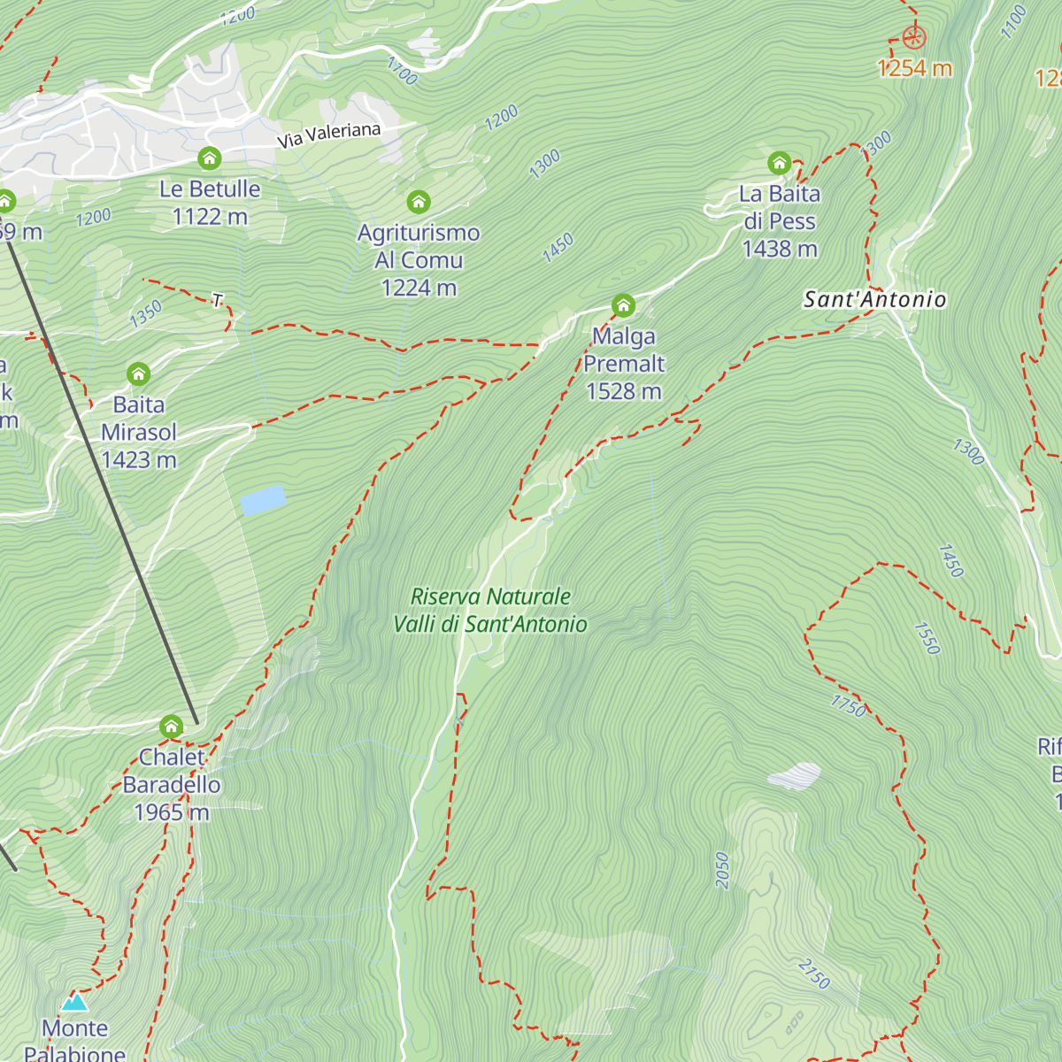 Rifugio Alpini map
