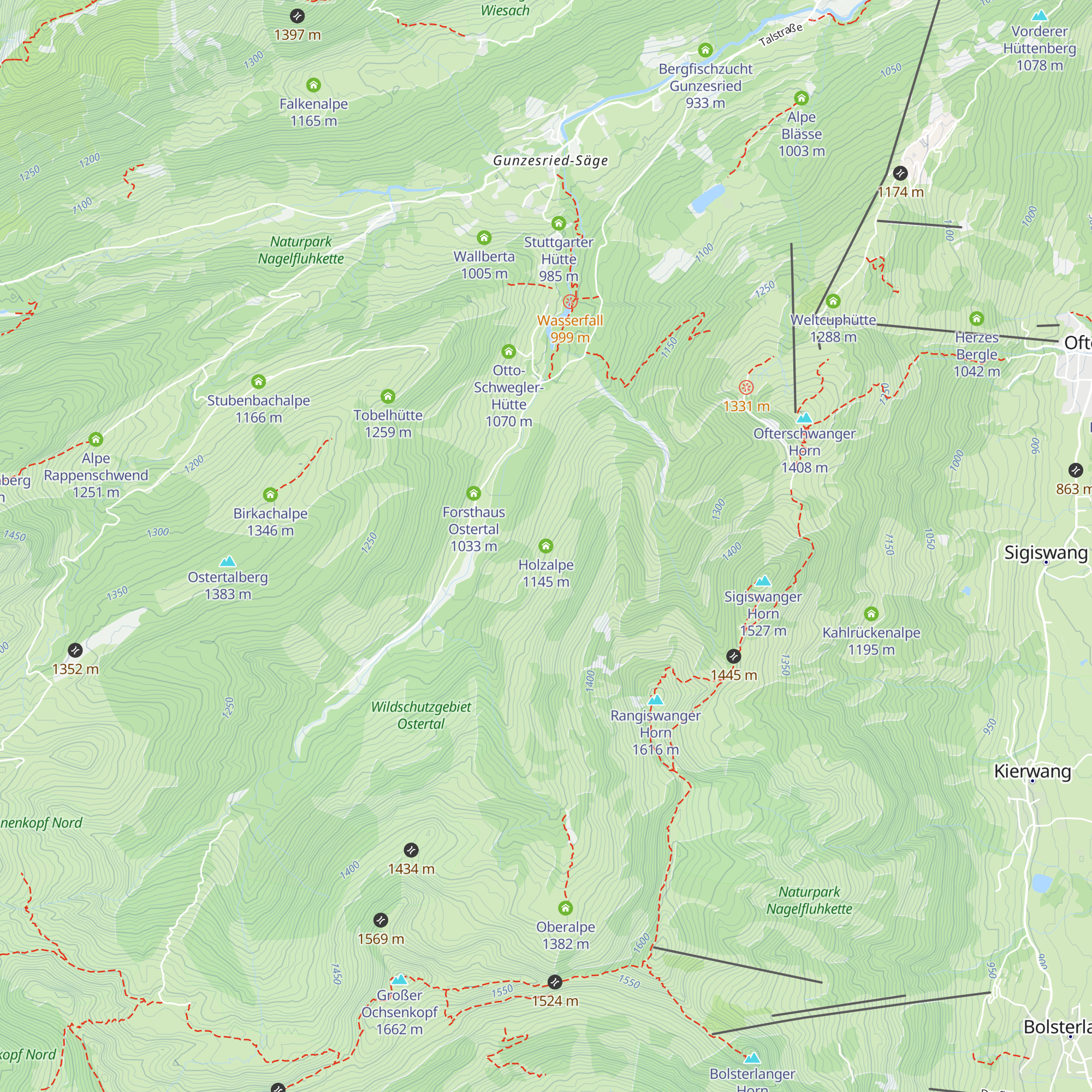 Holzalpe map