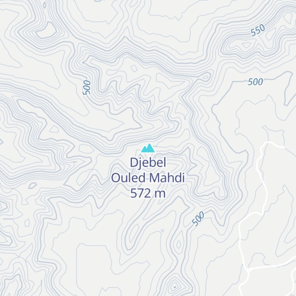 Map of Djebel Ouled Mahdi