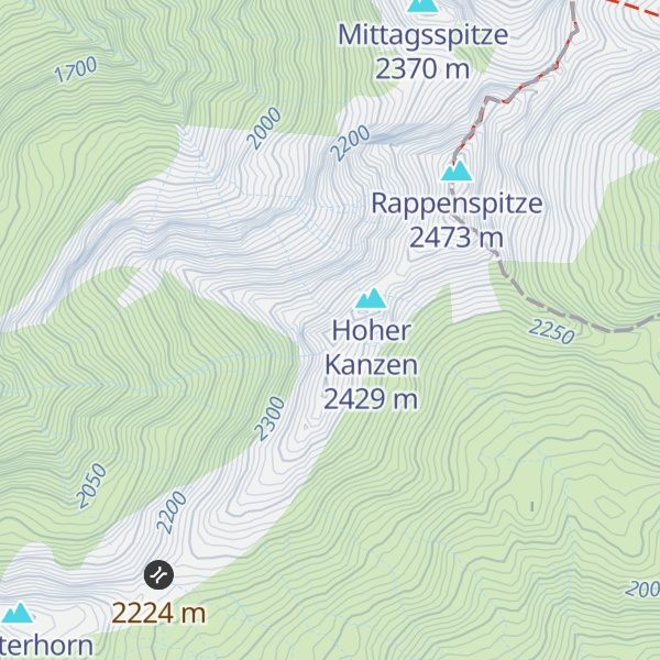 Map of Schäferkopf