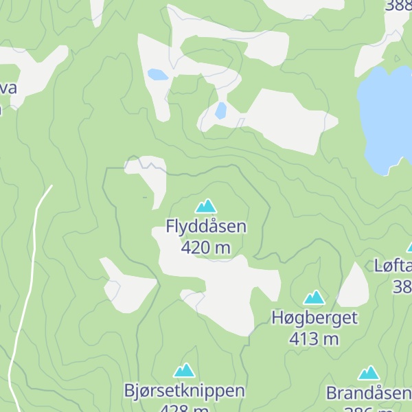 Map of Flyddåsen