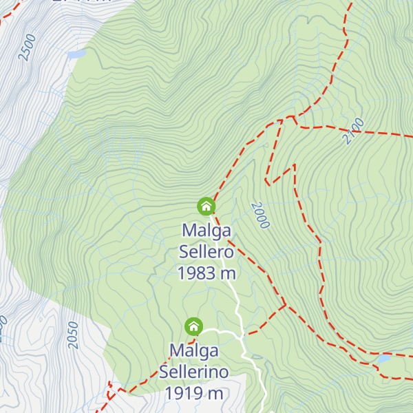 Map of Malga Sellero