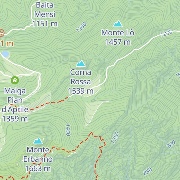 Map of Rifugio Malga Mine