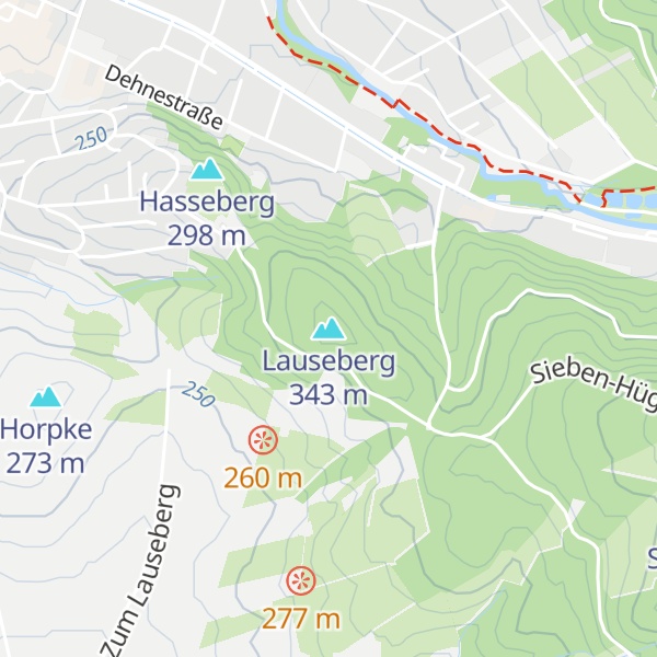 Map of Lauseberg