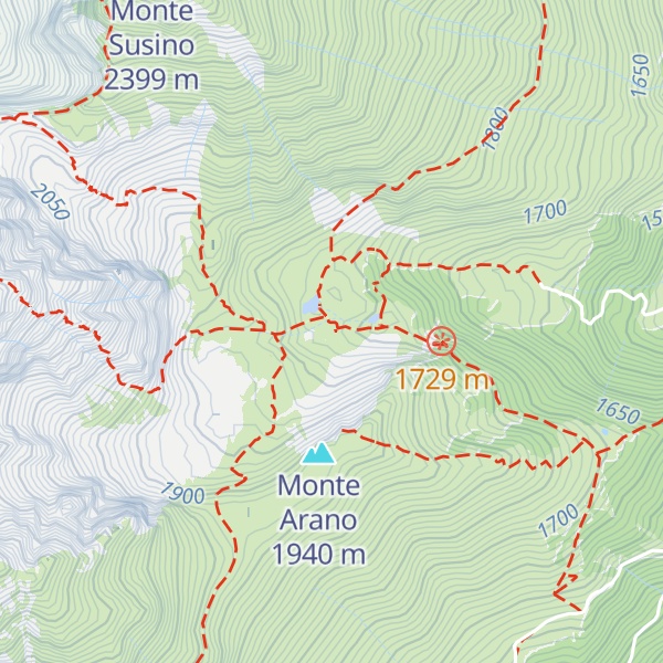 Map of Rifugio Gualtiero Laeng