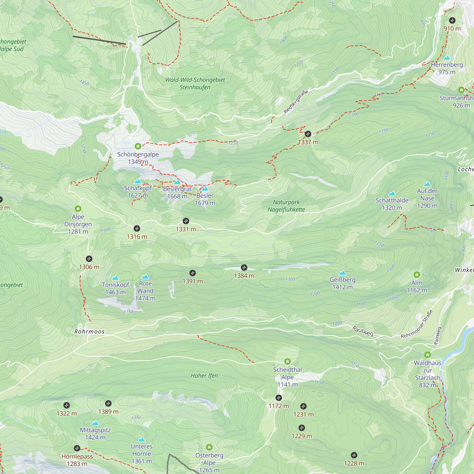 Untere Gundalpe map
